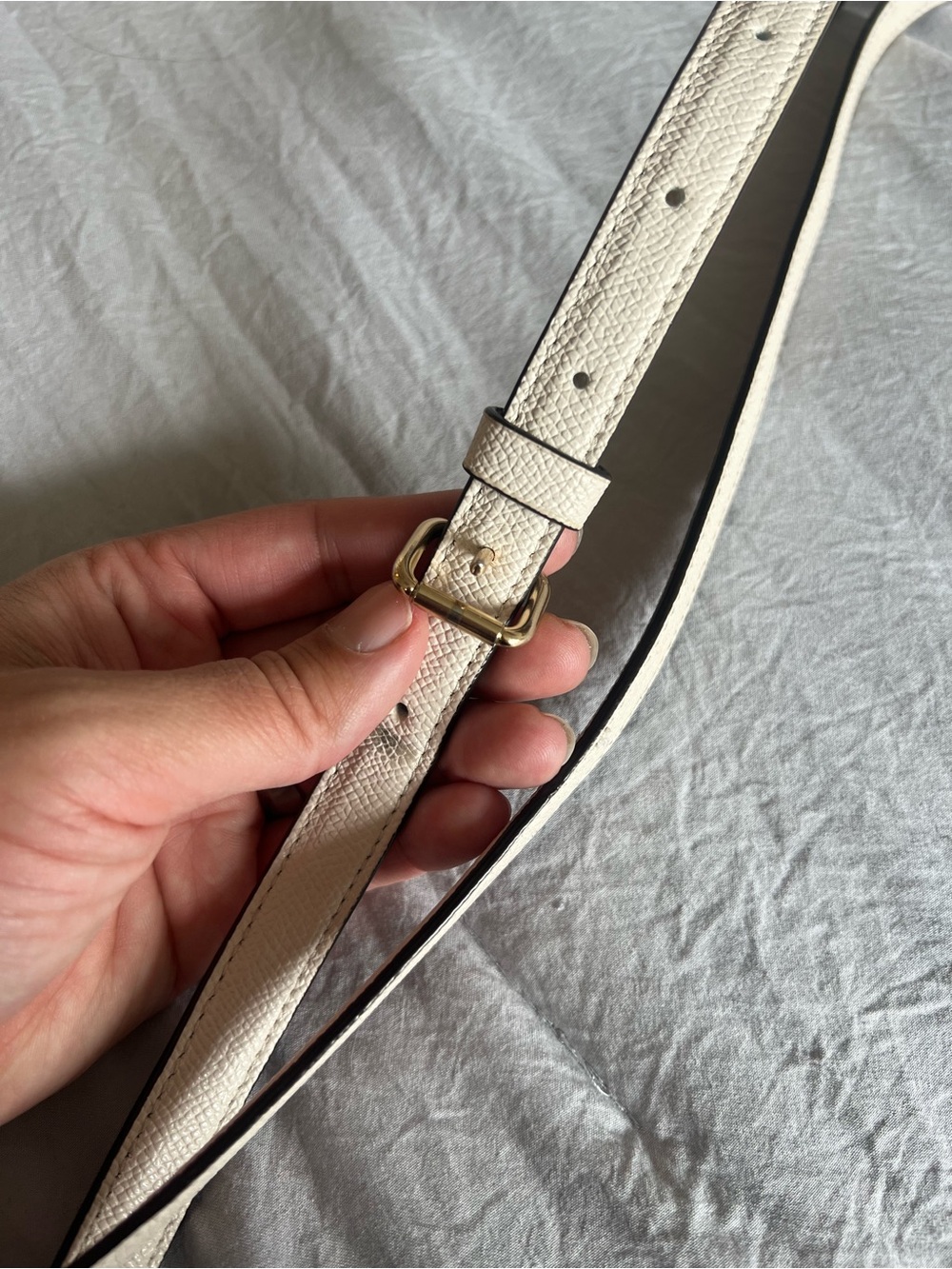 Coach Cream Leather Replacement Strap - Picture 11 of 11